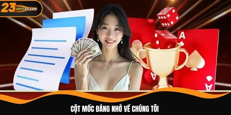 Cột mốc đáng nhớ về chúng tôi