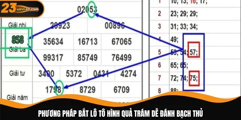 Phương pháp bắt lô tô hình quả trám dễ đánh bạch thủ