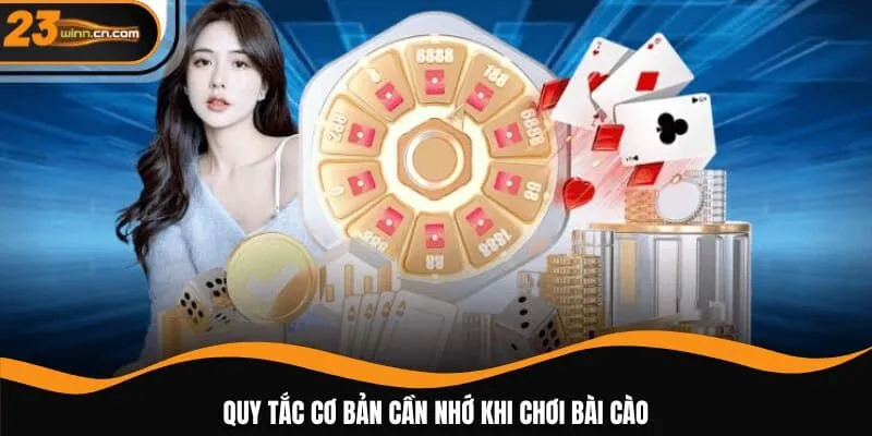 Quy tắc cơ bản cần nhớ khi chơi bài Cào